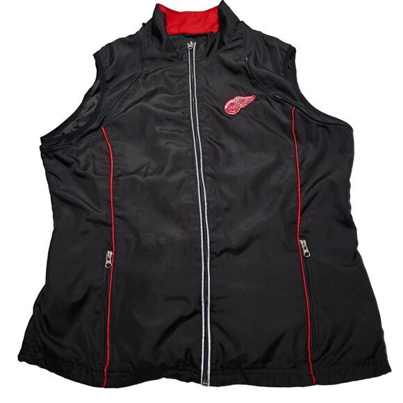 Detroit Red Wings Women’s Size Large Full-Zip Jacket w/ Removable Sleeves NHL - Picture 2 of 11